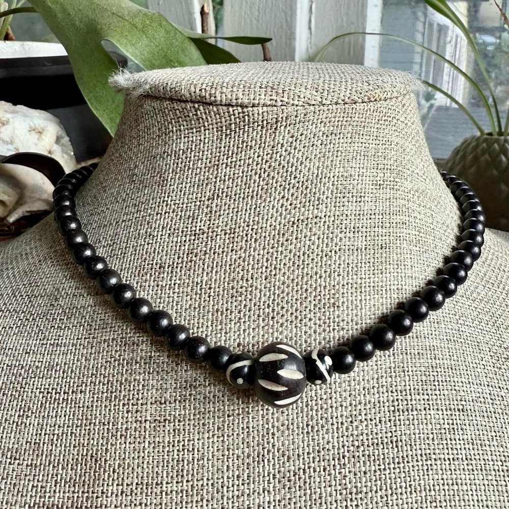 Grunge beaded necklace